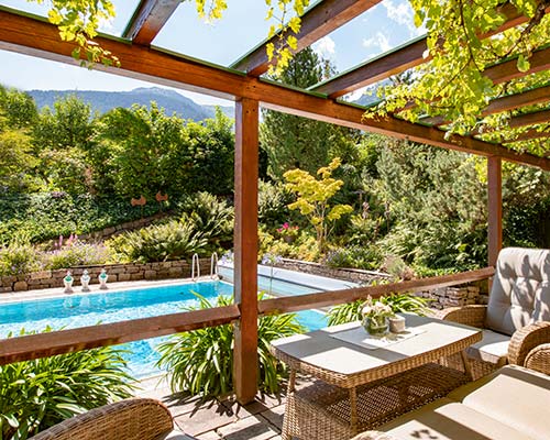 Weinlaube Pool