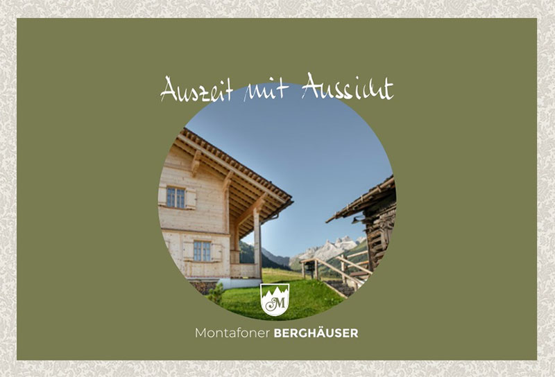 Brochure Mountain houses Montafon