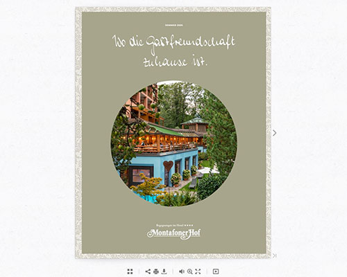 Sommerprospekt Hotel Montafoner Hof