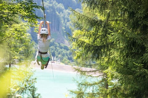 Flying-Fox im Montafon Golm