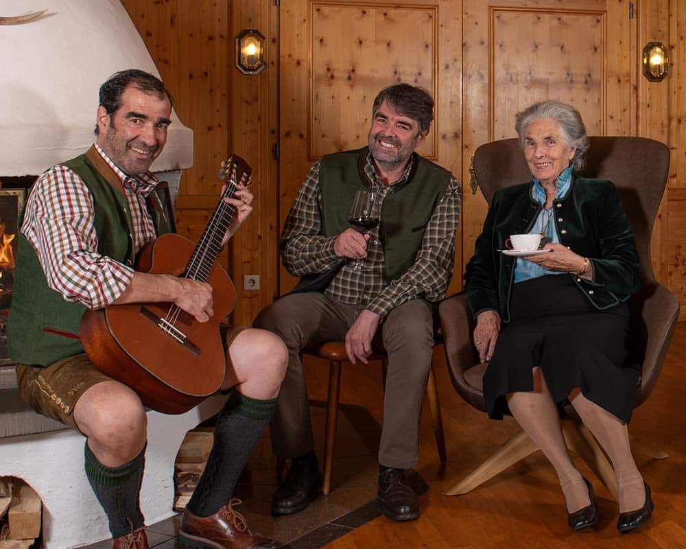 Stefan, Christoph und Christl Tschohl